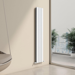 Chambord Double Aluminium Radiator - Sandy White 1800x295mm - 3 Slices