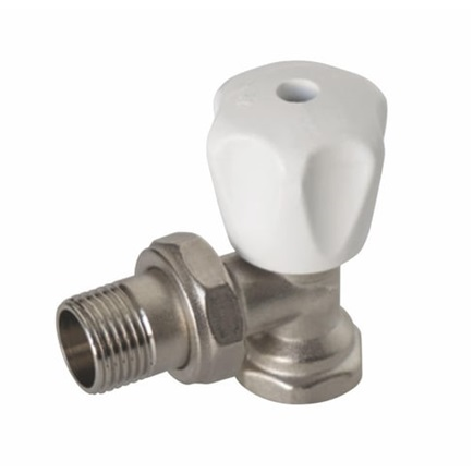 Kalde Corner Radiator Valve 1/2'' Large Head