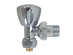 Eca 1/2” RV3 Chrome Corner Radiator Valve (Ø16 X 2 mm) - Pex
