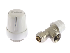 Vaillant 1/2 Thermostatic PEX Corner Radiator Valve VAI-TP1