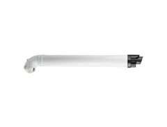 Eca Felis Horizontal Hermetic Chimney Kit, L=670 mm, Ø80/125 mm - for 50/65 kW - AB55