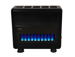As Royal HR 11000 G - 11kW Hermetic Stove - Floor Type Glass Without Fan - Black