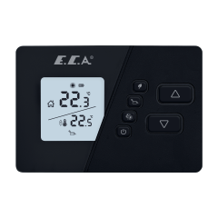 Eca Poly Comfort 200 B Wireless Digital Room Thermostat Black