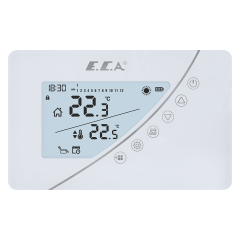 Eca Poly Touch 400 W Wireless Programmable Digital Room Thermostat