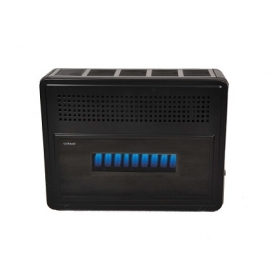 As Royal HR 11000 G Dt - 11Kw Hermetik Soba - Duvar Tipi Camlı Fansız - Siyah